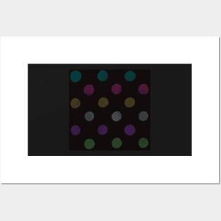 Watercolour Dots Posters and Art